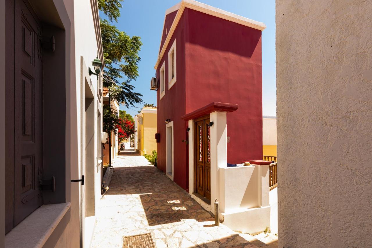 Coralli House Chalki Town Exterior foto
