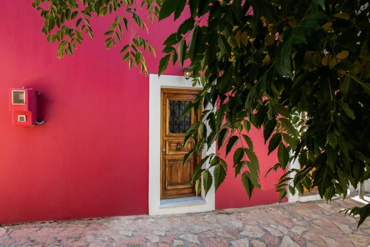 Coralli House Chalki Town Exterior foto